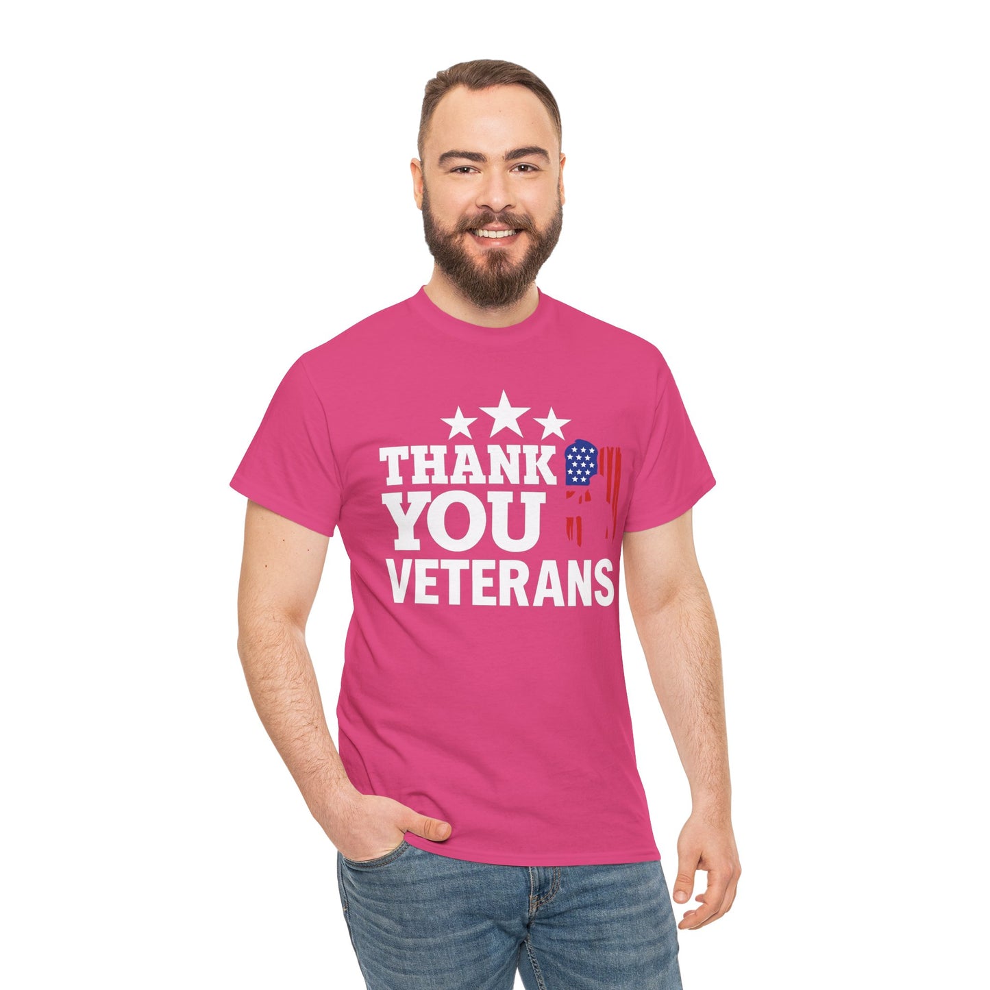 Thank You Veterans Military Appreciation Gildan Tee
