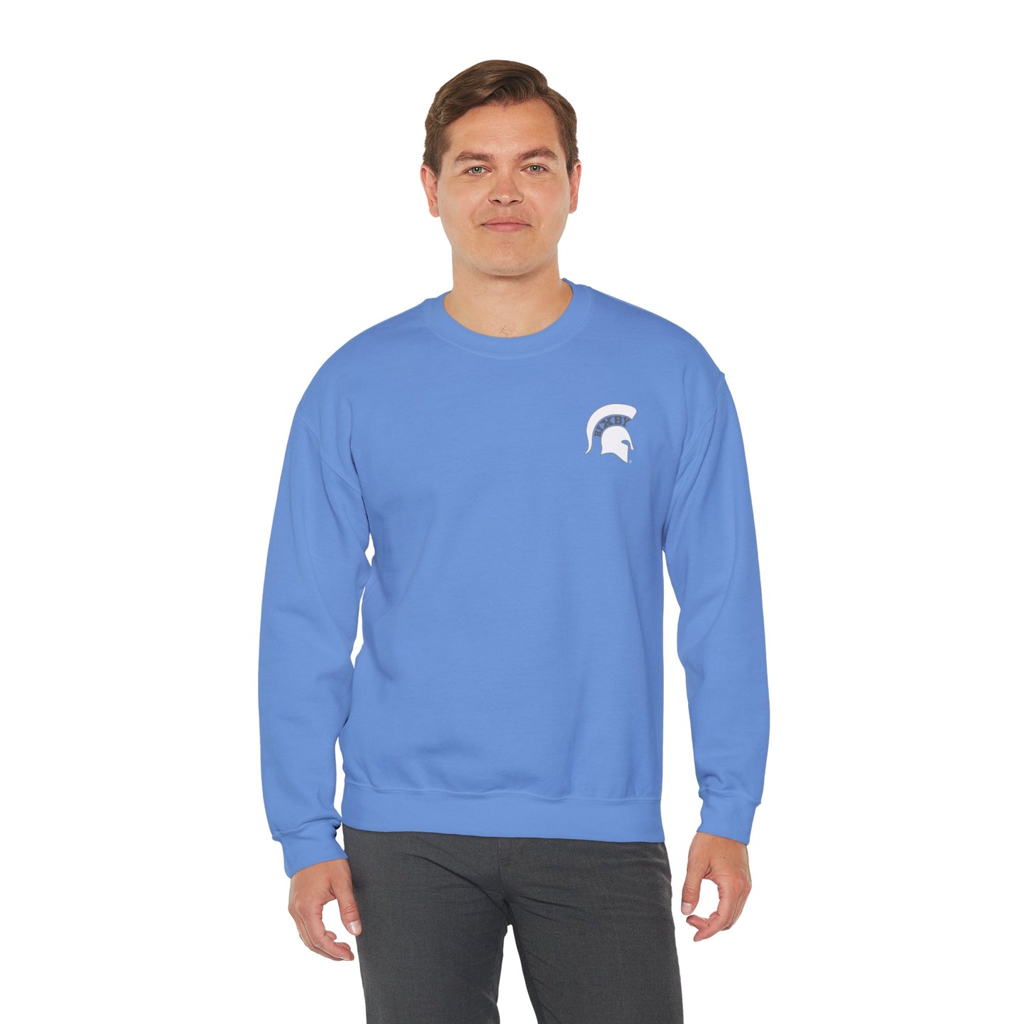 Spartan White Logo Gildan Sweatshirt