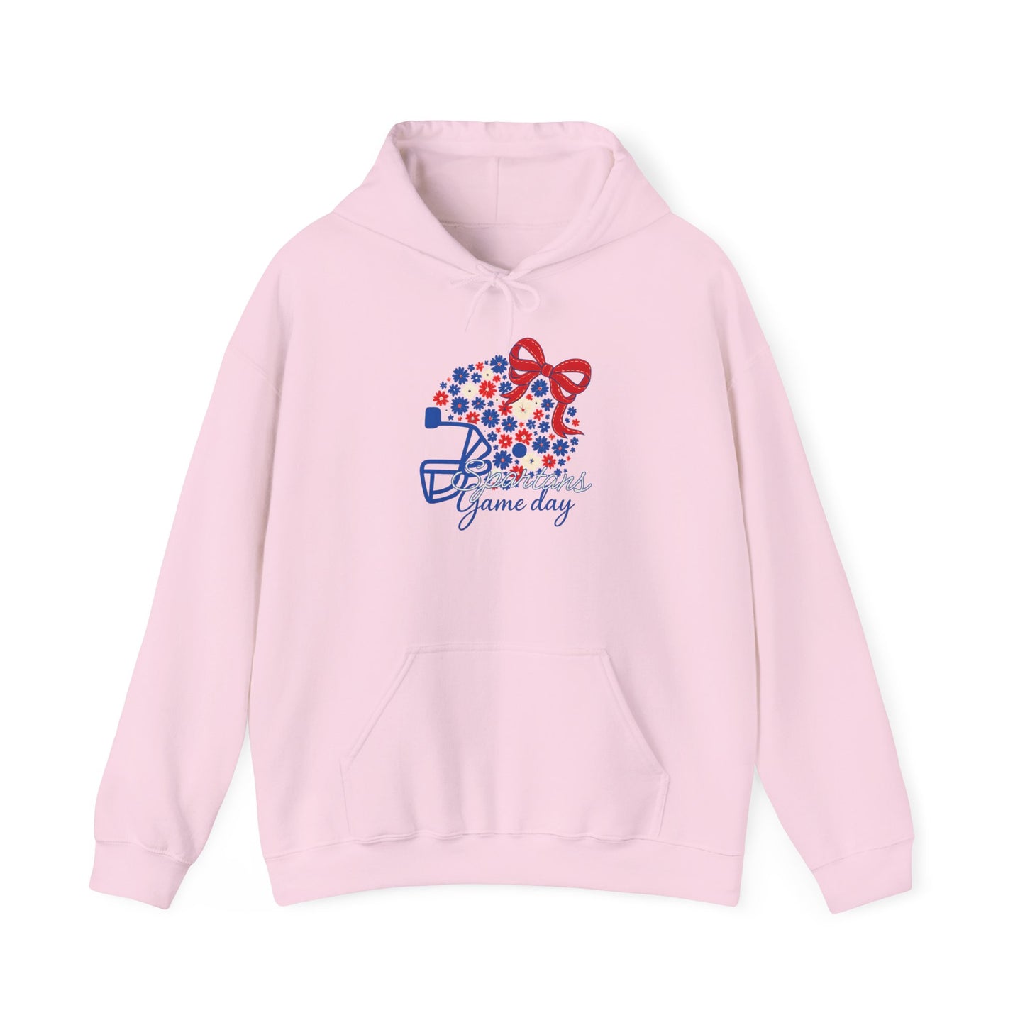 Bixby Spartans Floral Helmet Gameday Hoodie