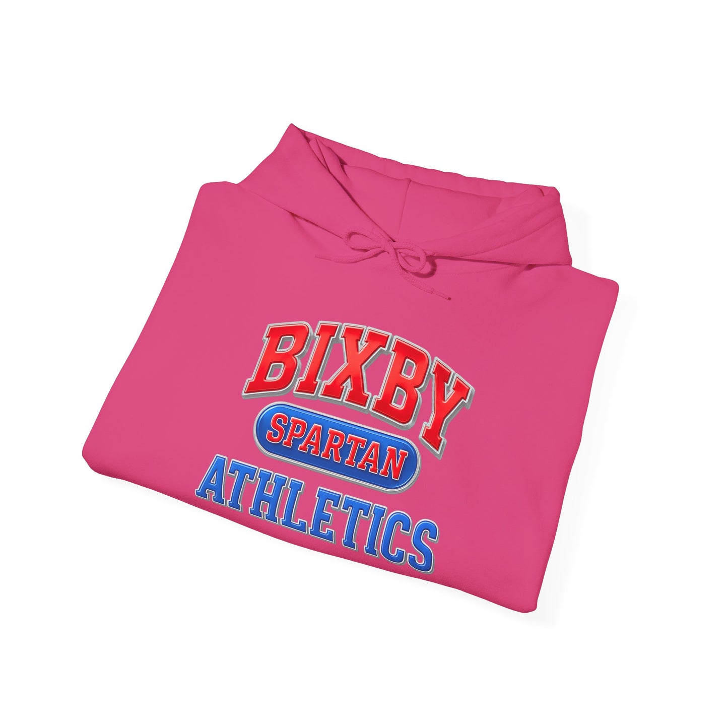 Bixby Spartan Athletics Metallic Gildan Hoodie