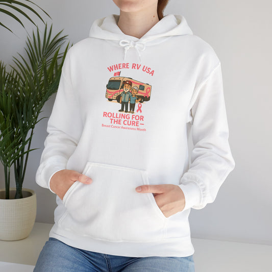Where RV USA Breast Cancer Awareness Gildan Hoodie