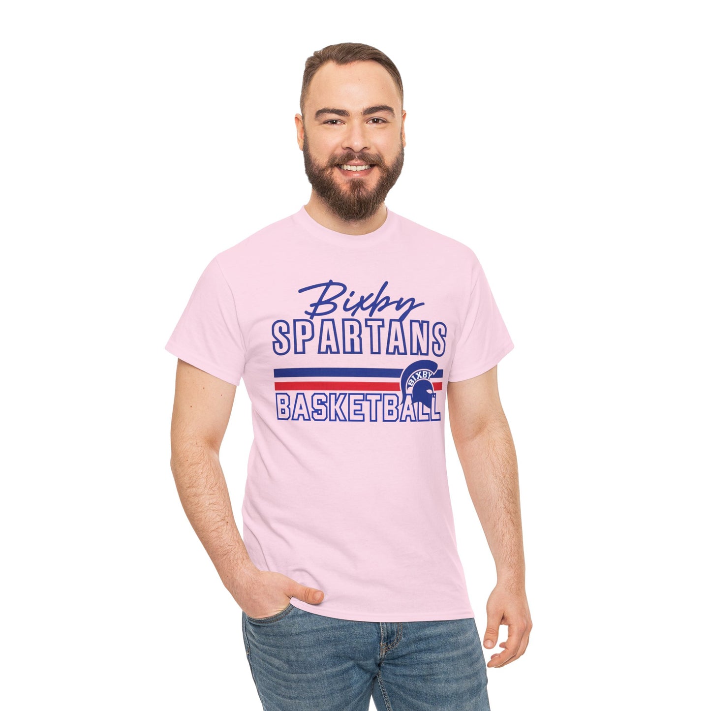 Bixby Spartans Basketball Gildan Tee