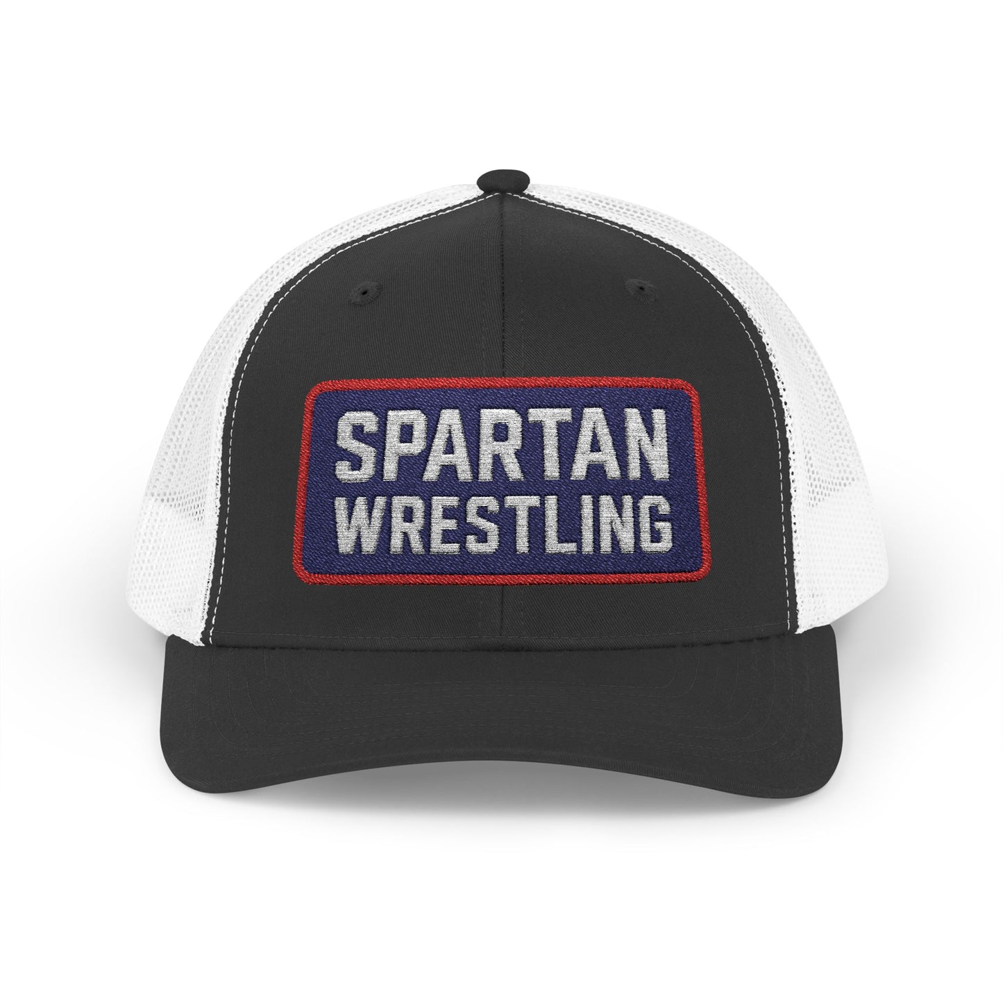 Spartan Wrestling Embroidered Trucker Hat