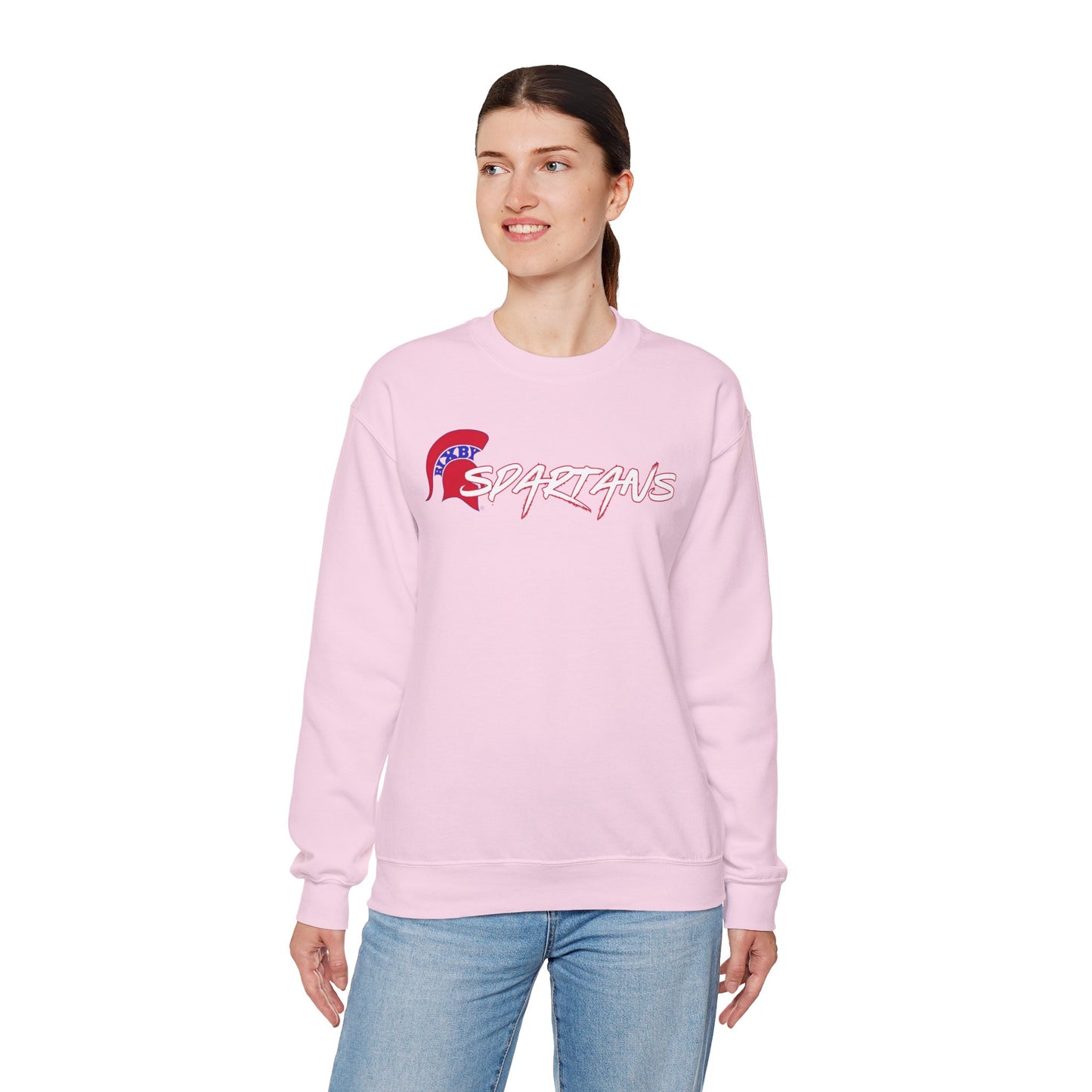 Spartans Red Logo Gildan Sweatshirt