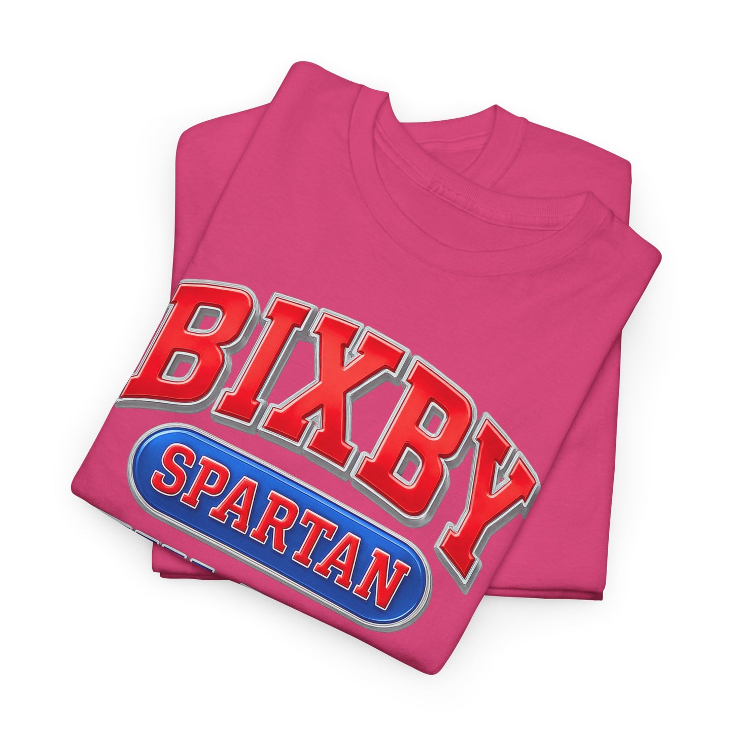Bixby Spartan Athletics Metallic Gildan Tee