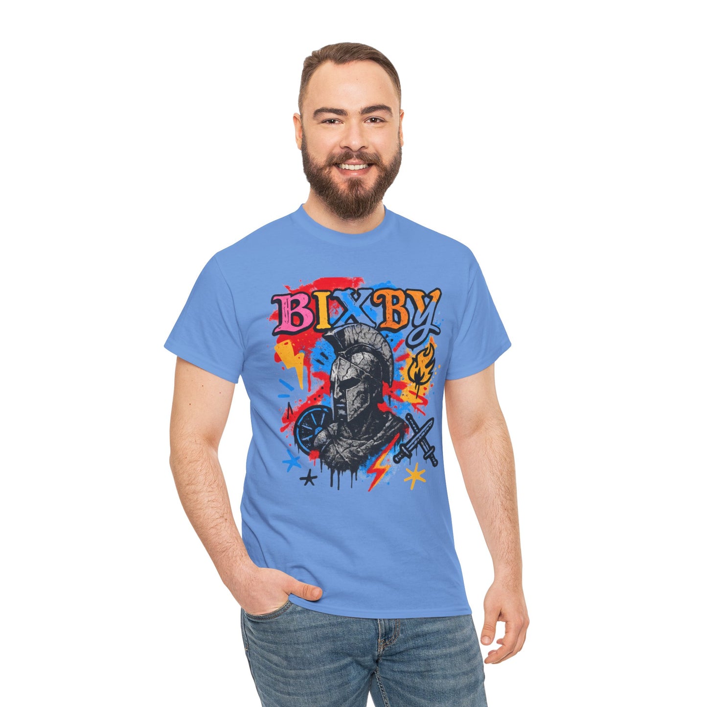 Bixby Spartan Graffiti Chaos Gildan Tee