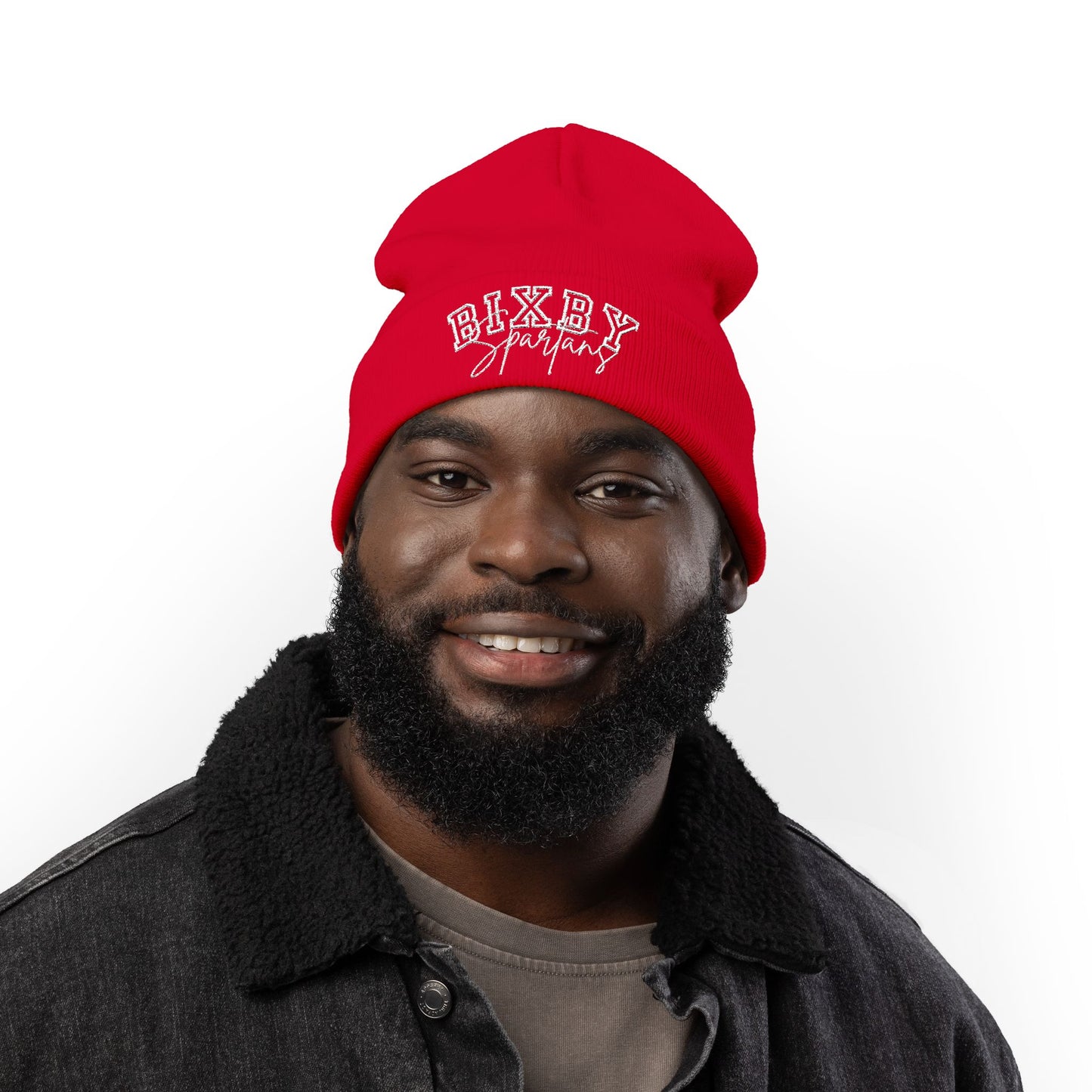 Embroidered Bixby Spartans Knit Beanie
