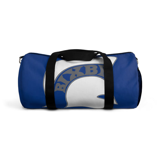 Spartan White Logo Athletic Duffel Bag