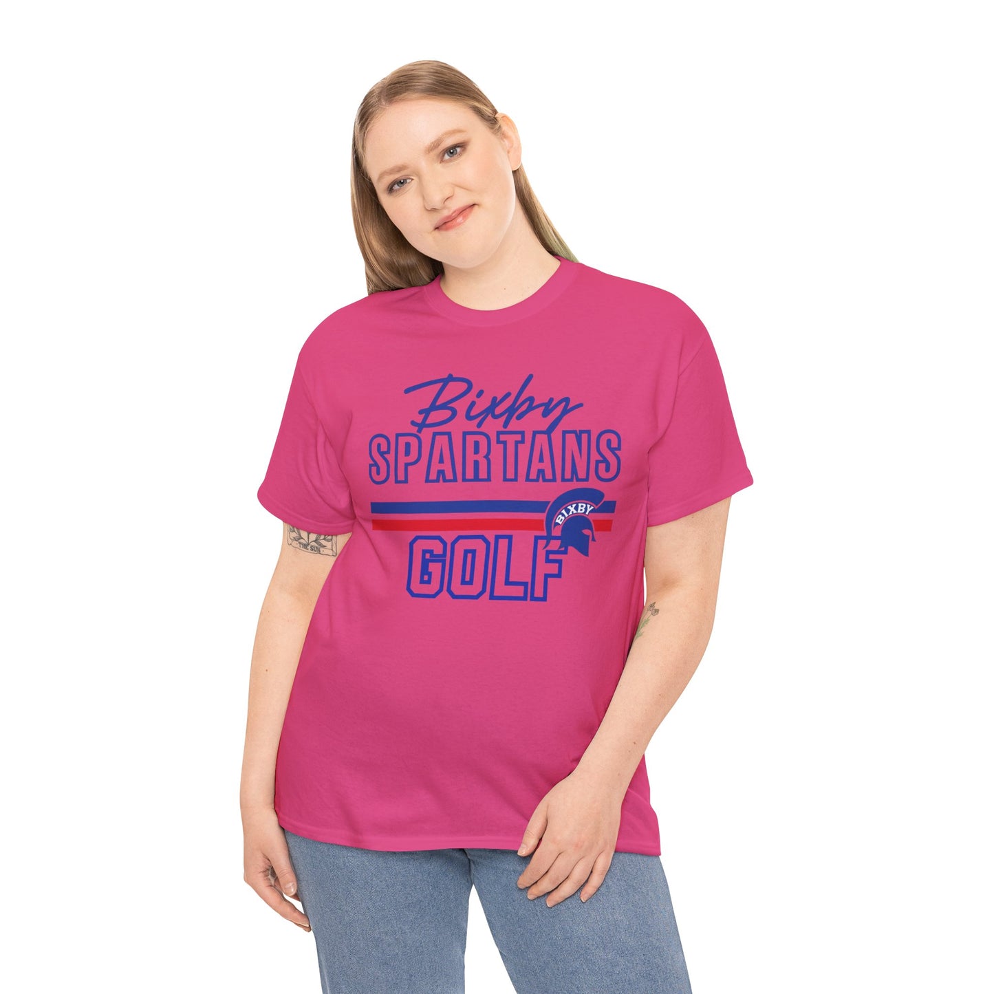 Bixby Spartans Golf Gildan Tee