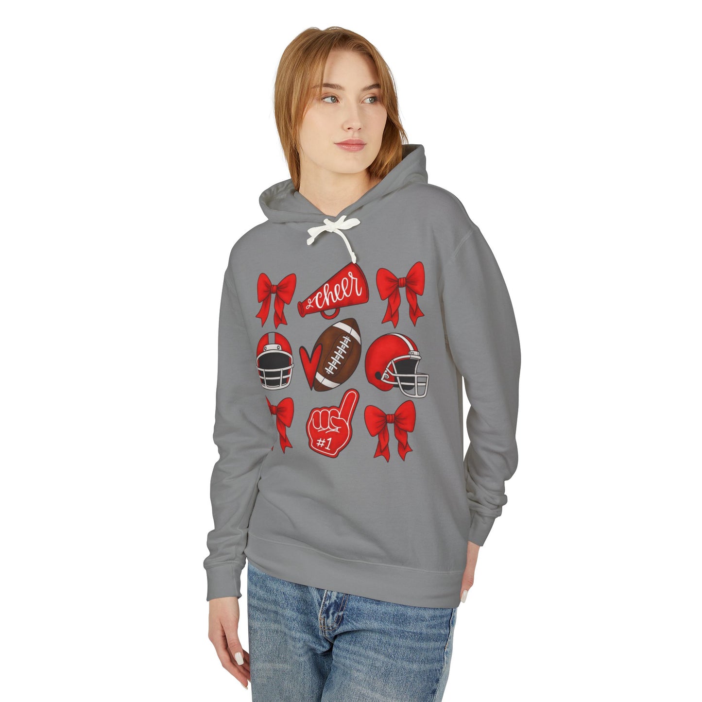 Spartan Cheer & Football Comfort Colors Hoodie