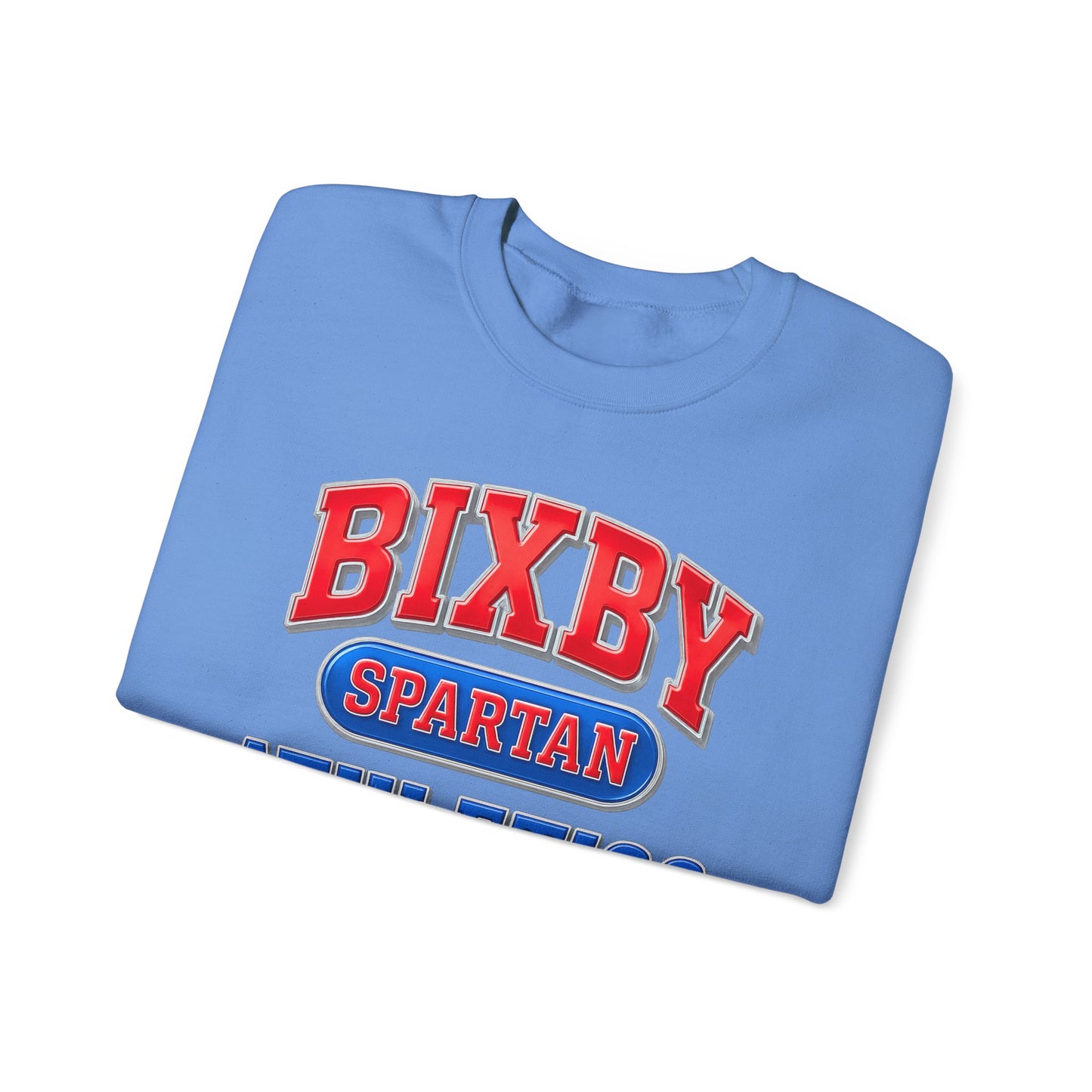 Bixby Spartan Athletics Metallic Gildan Sweatshirt