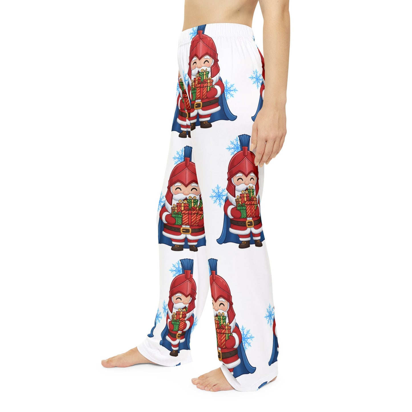 Spartan Santa Women's White Pajama Bottoms