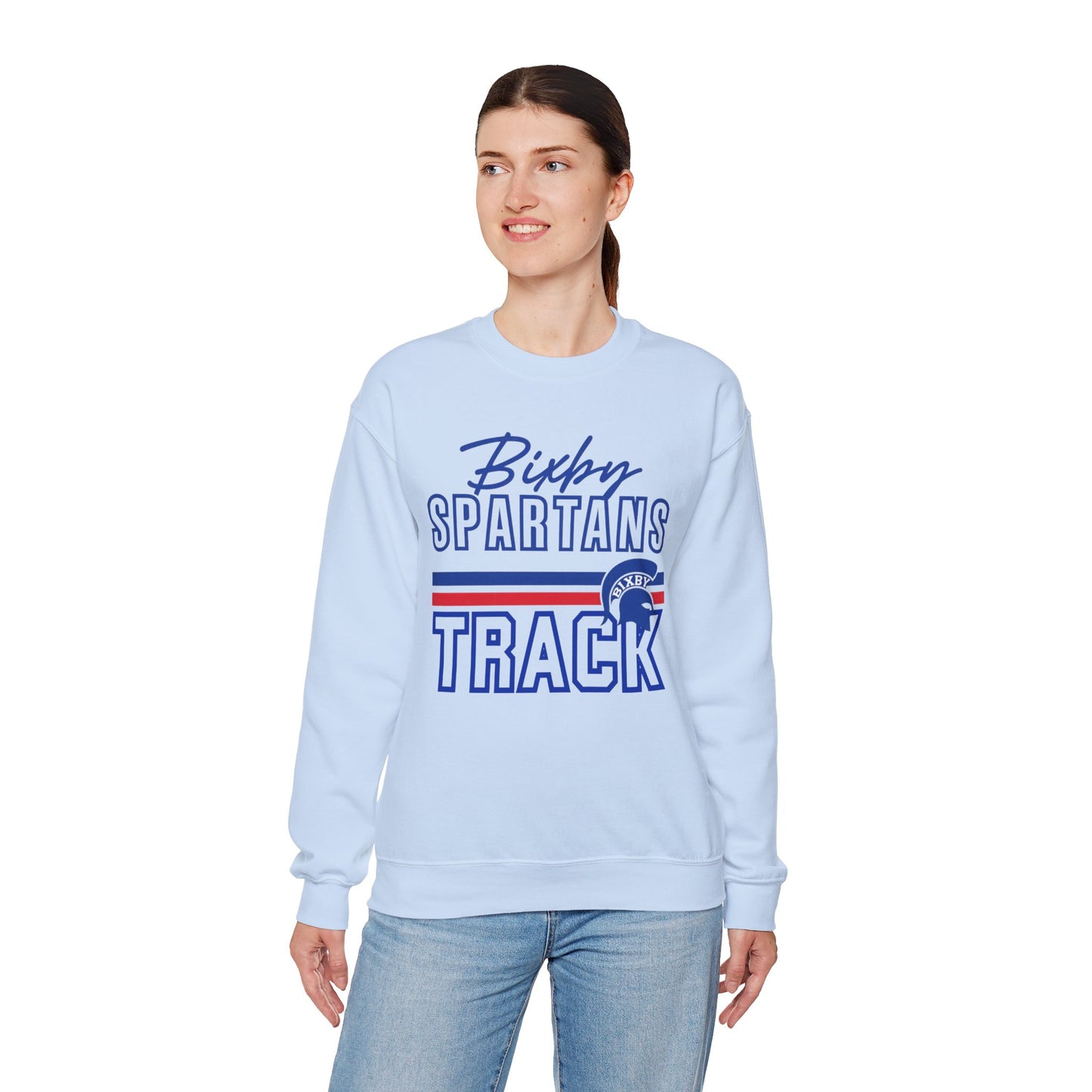 Bixby Spartans Track Gildan Sweatshirt