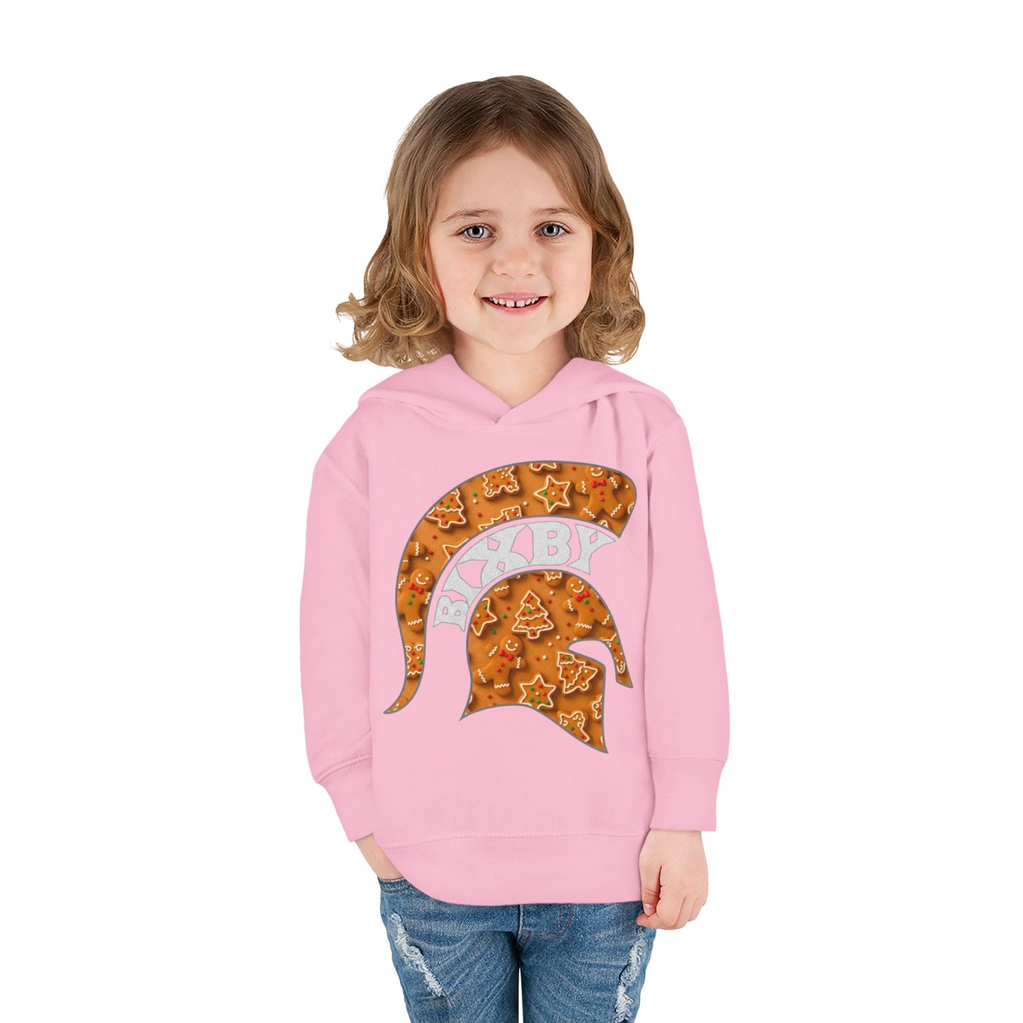 Bixby Spartans Gingerbread Toddler Rabbit Skins Sweatshirt