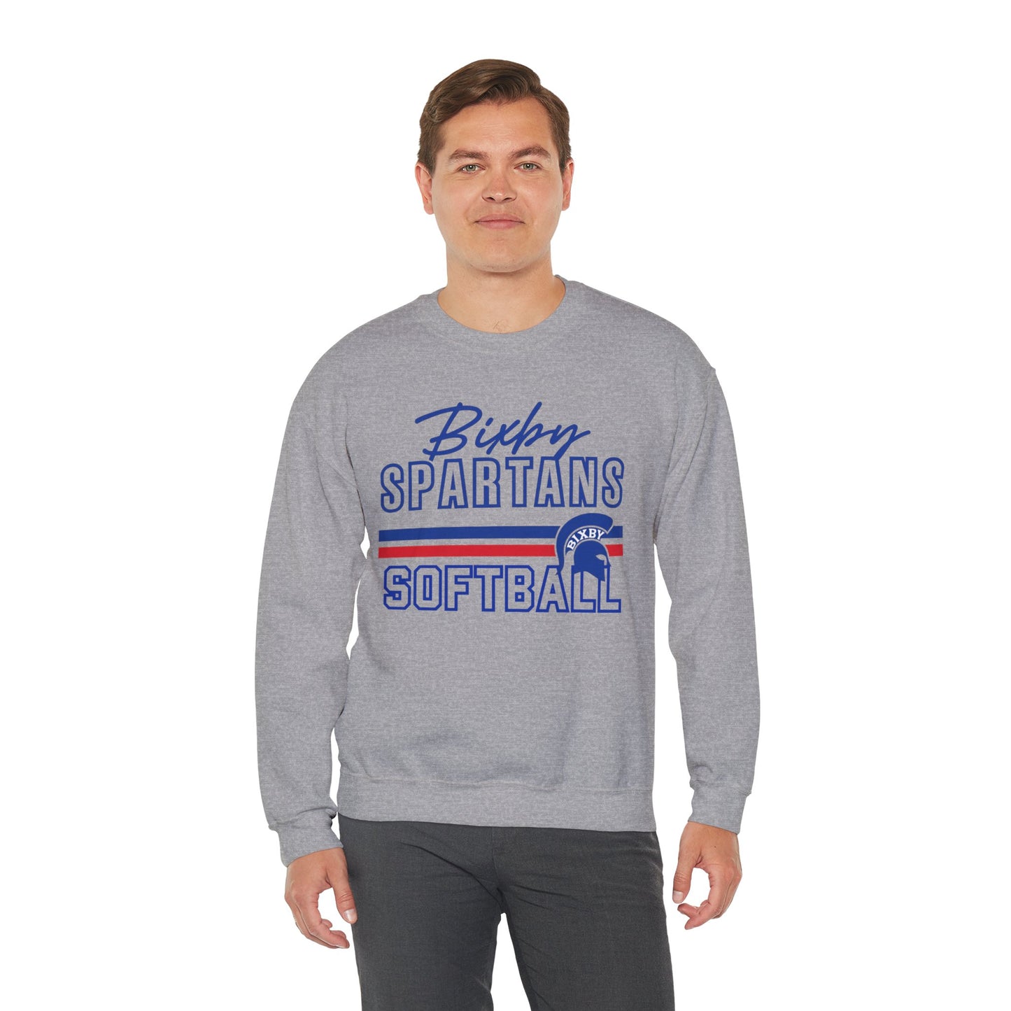 Bixby Spartans Softball Gildan Sweatshirt