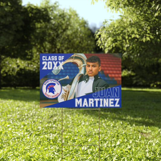 Bixby Spartan Bands Yard Sign