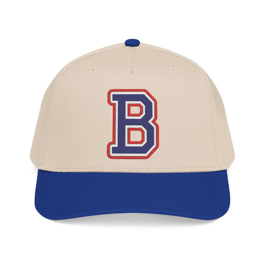 Bixby Spartans Embroidered Structured Ball Cap, Varsity B