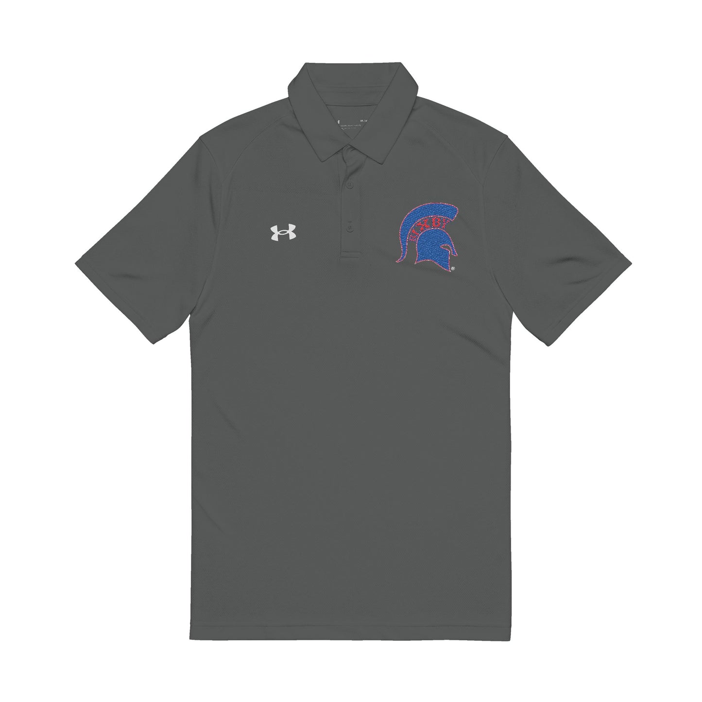 Bixby Under Armour Blue Logo Men's Polo (Embroidered)