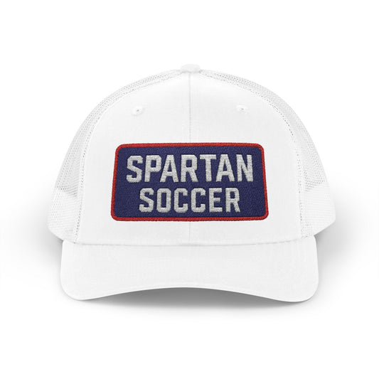 Spartan Soccer Embroidered Trucker Hat