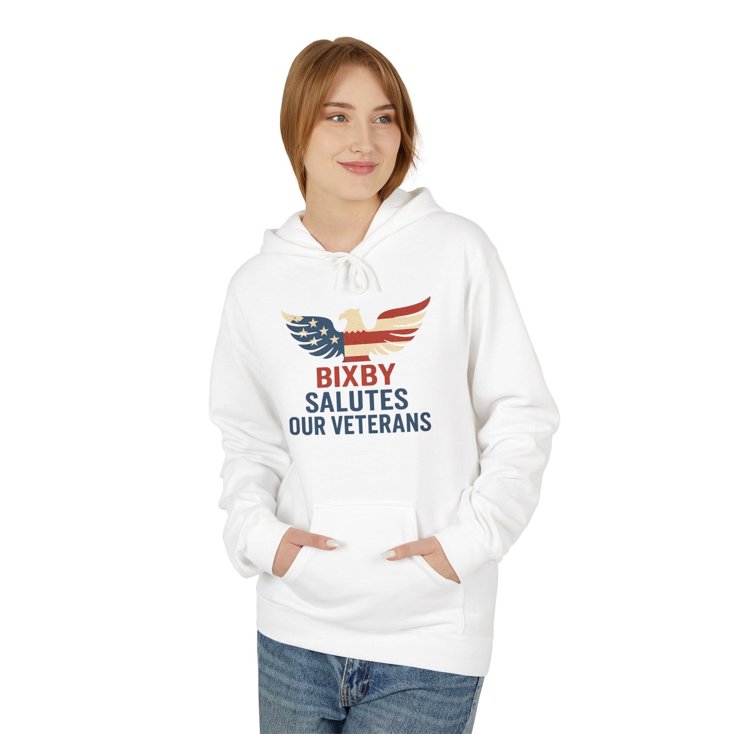 Bixby Salutes Our Veterans Gildan Hoodie