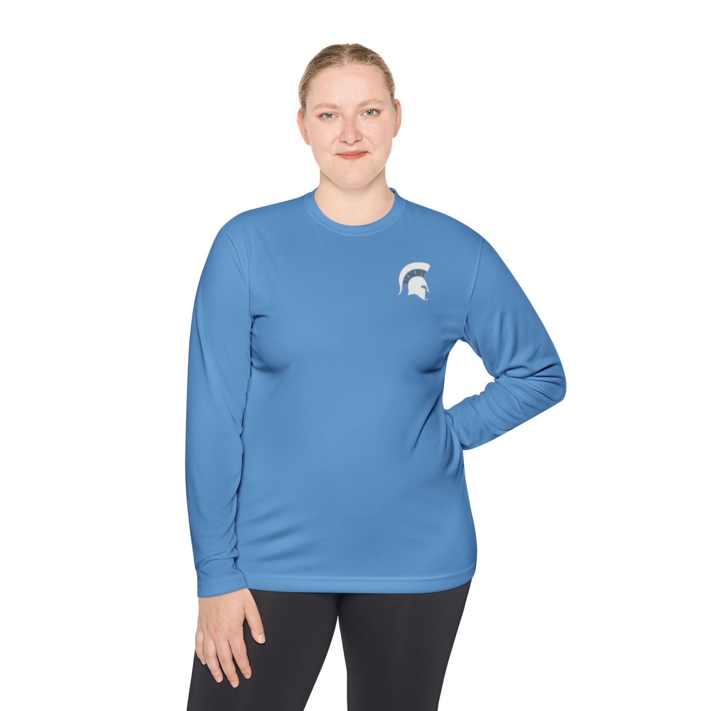 Spartan White Logo Long-Sleeve Sport-Tek Pullover