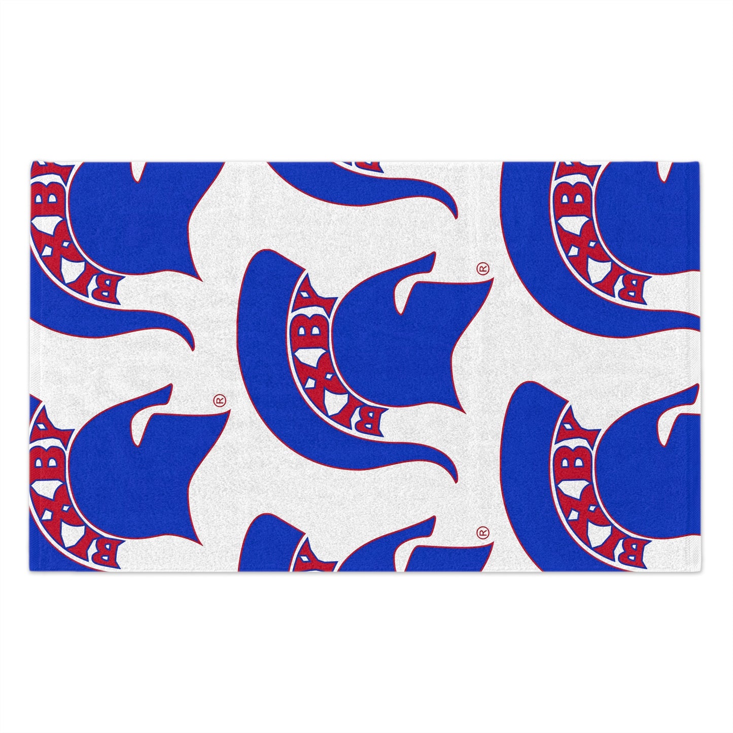 Blue Spartan Logo Rally Towel