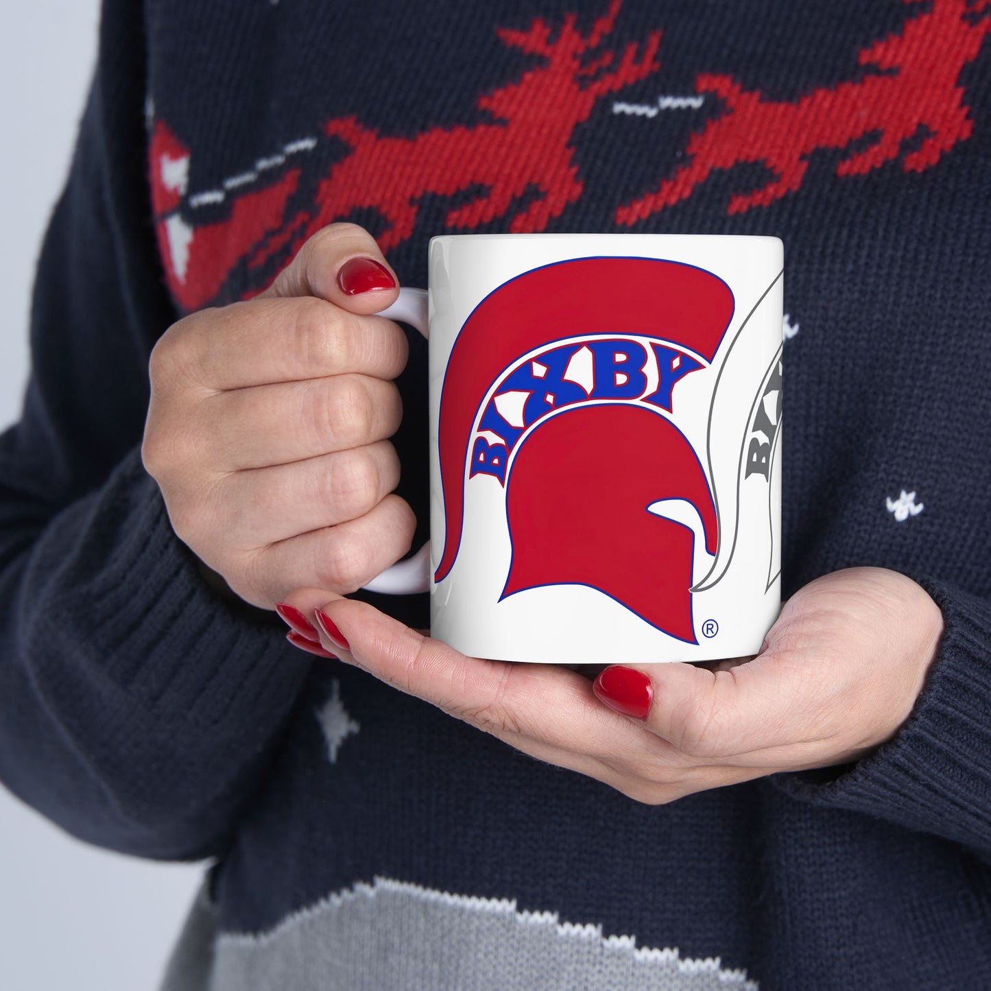Spartan Red White & Blue Coffee Mug