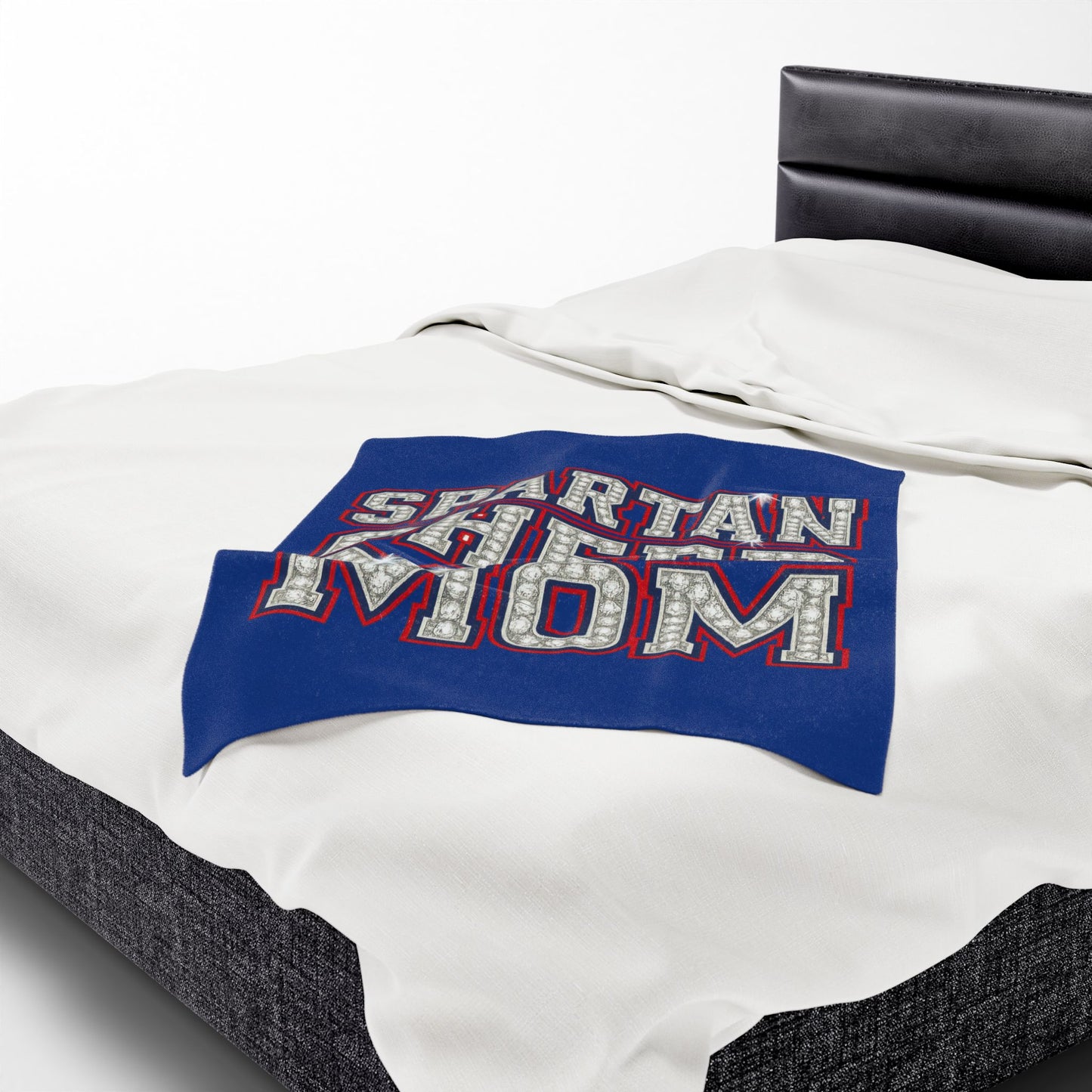 Spartan Cheer Mom Velveteen Plush Blanket