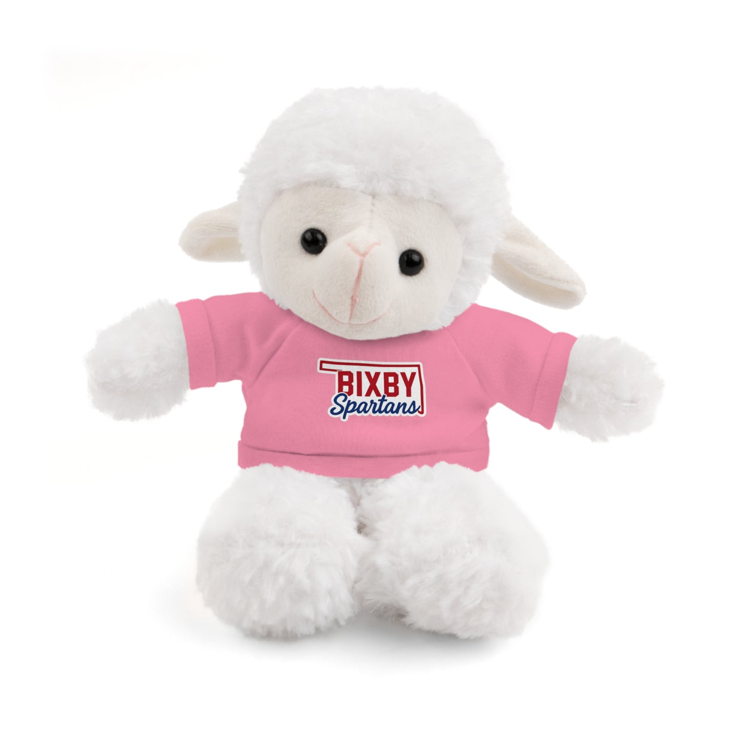 Bixby Oklahoma Spartan Stuffed Animal Logo