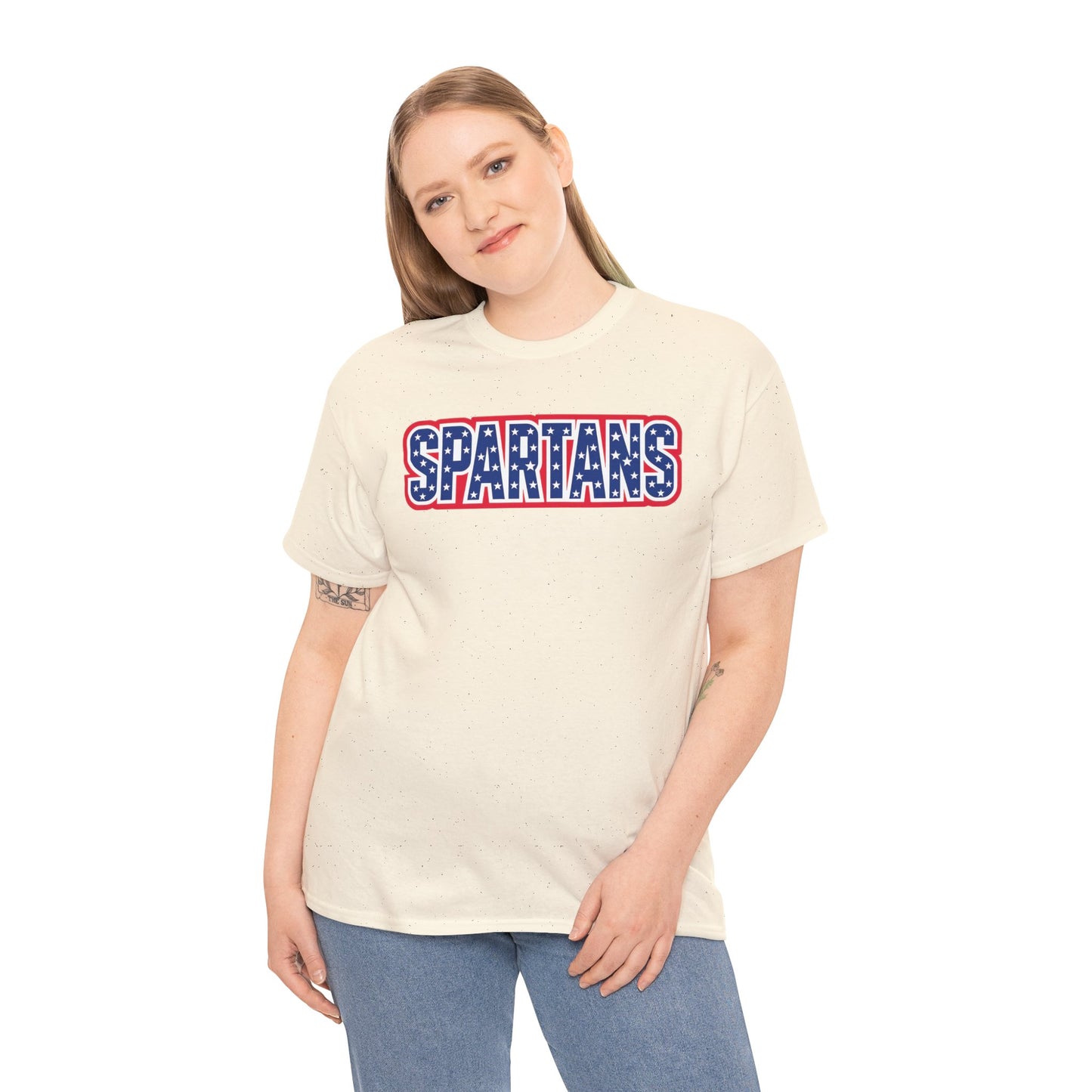 Spartans Patriotic Gildan Tee