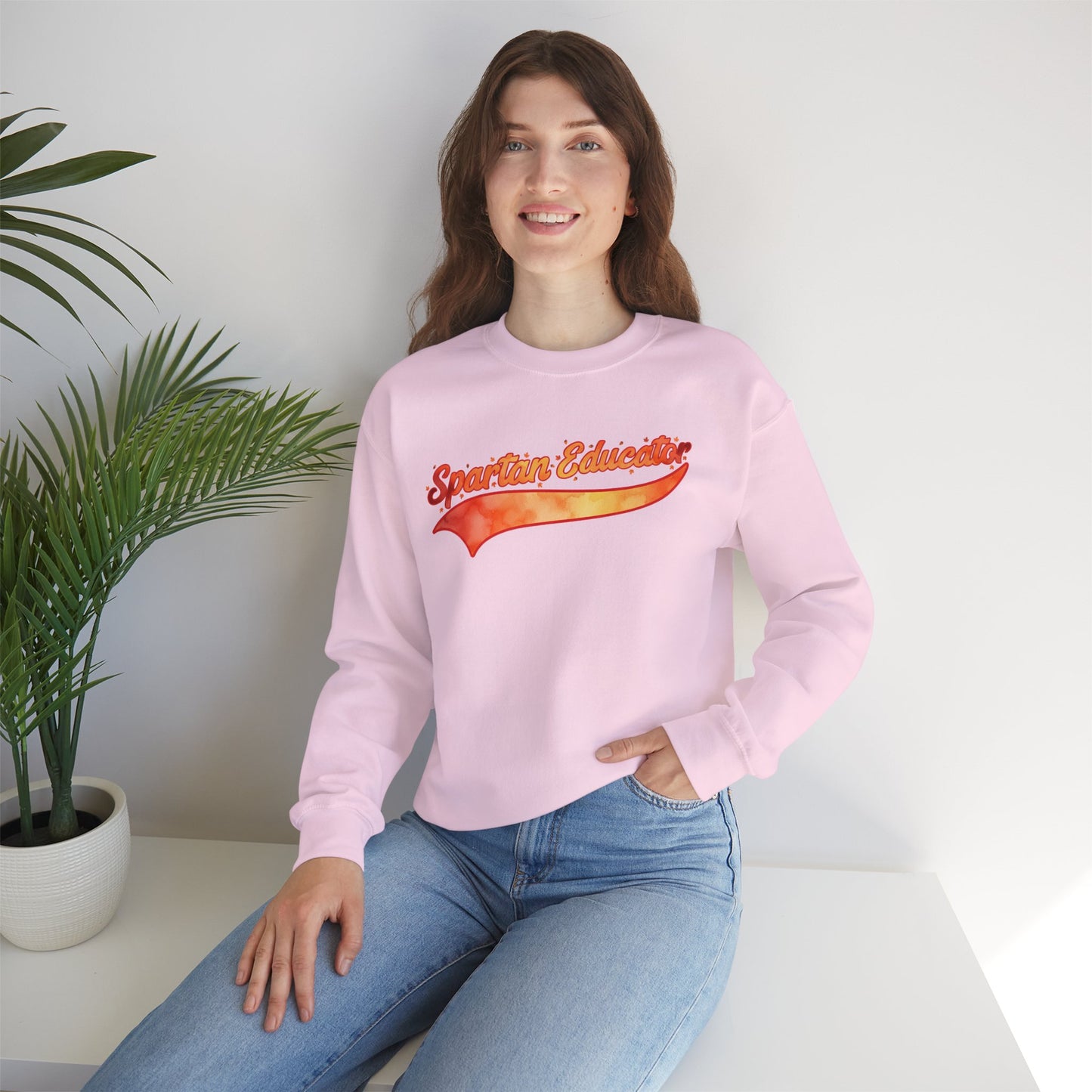 Spartan Educator Fall Design Gildan Sweatshirt