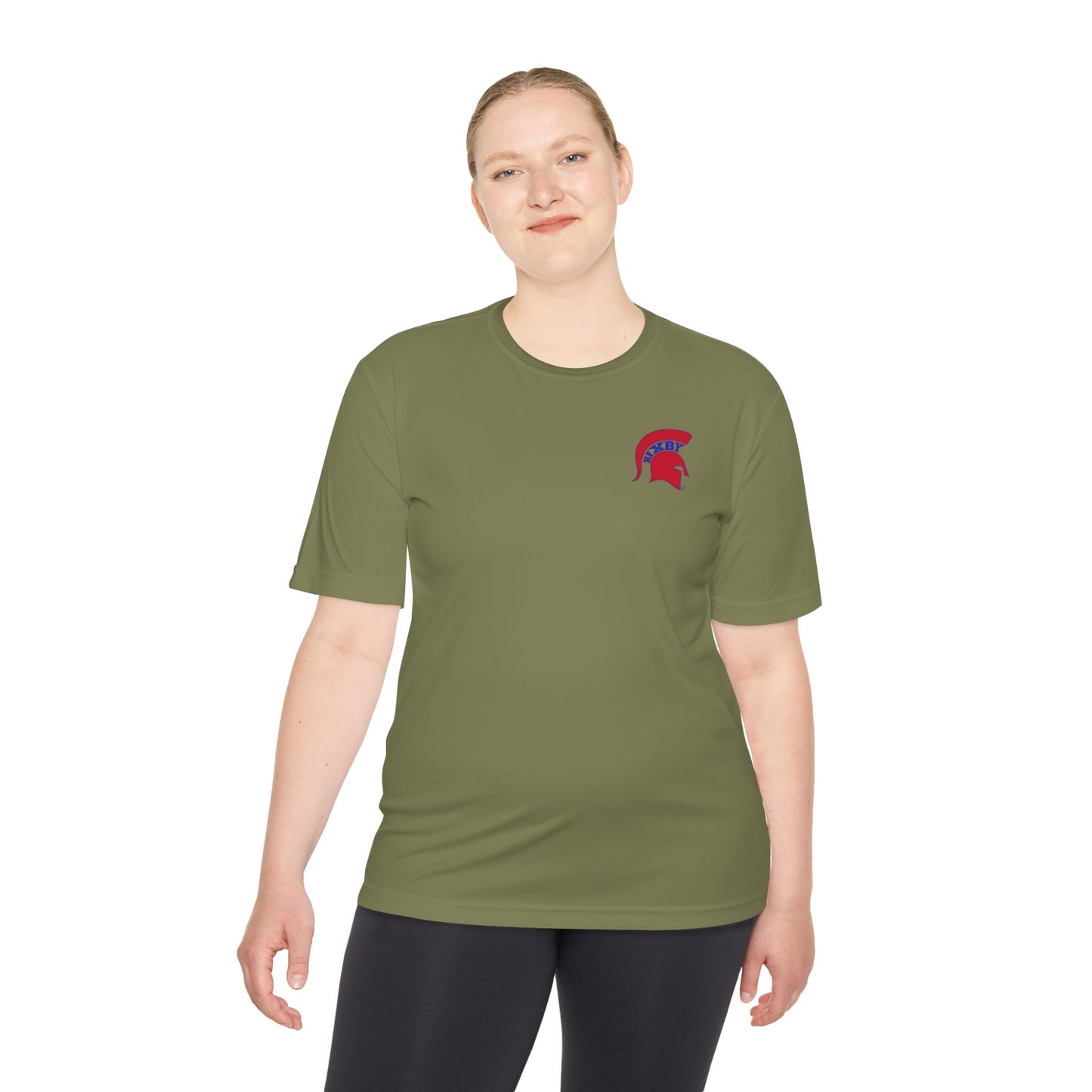 Spartan Red Logo Adult Sport-Tek Tee