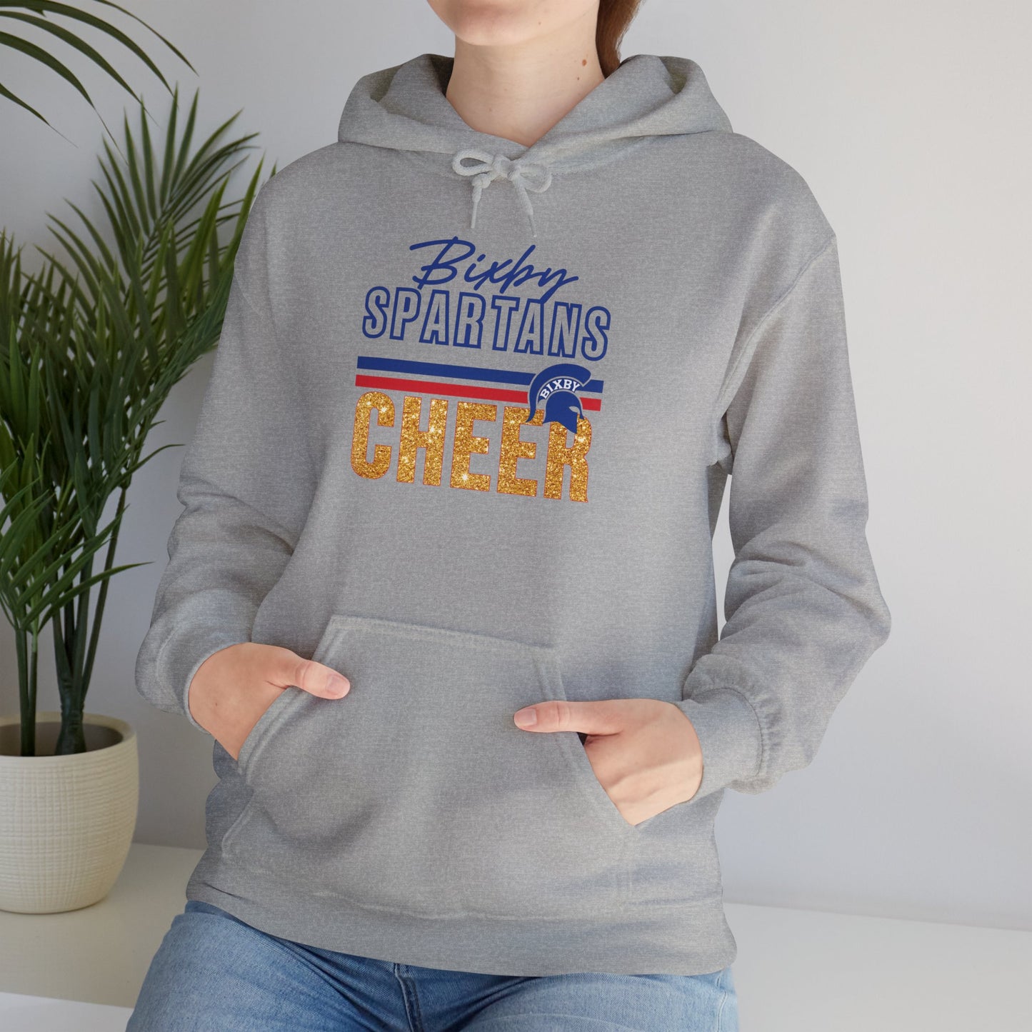 Bixby Spartans Cheer Gildan Hoodie