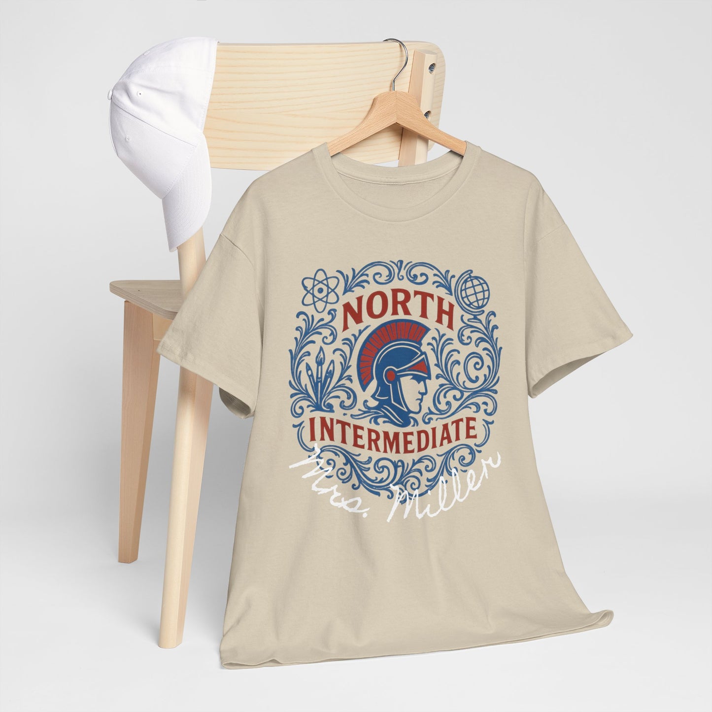 Floral Bixby North Intermediate Spartan Gildan Tee