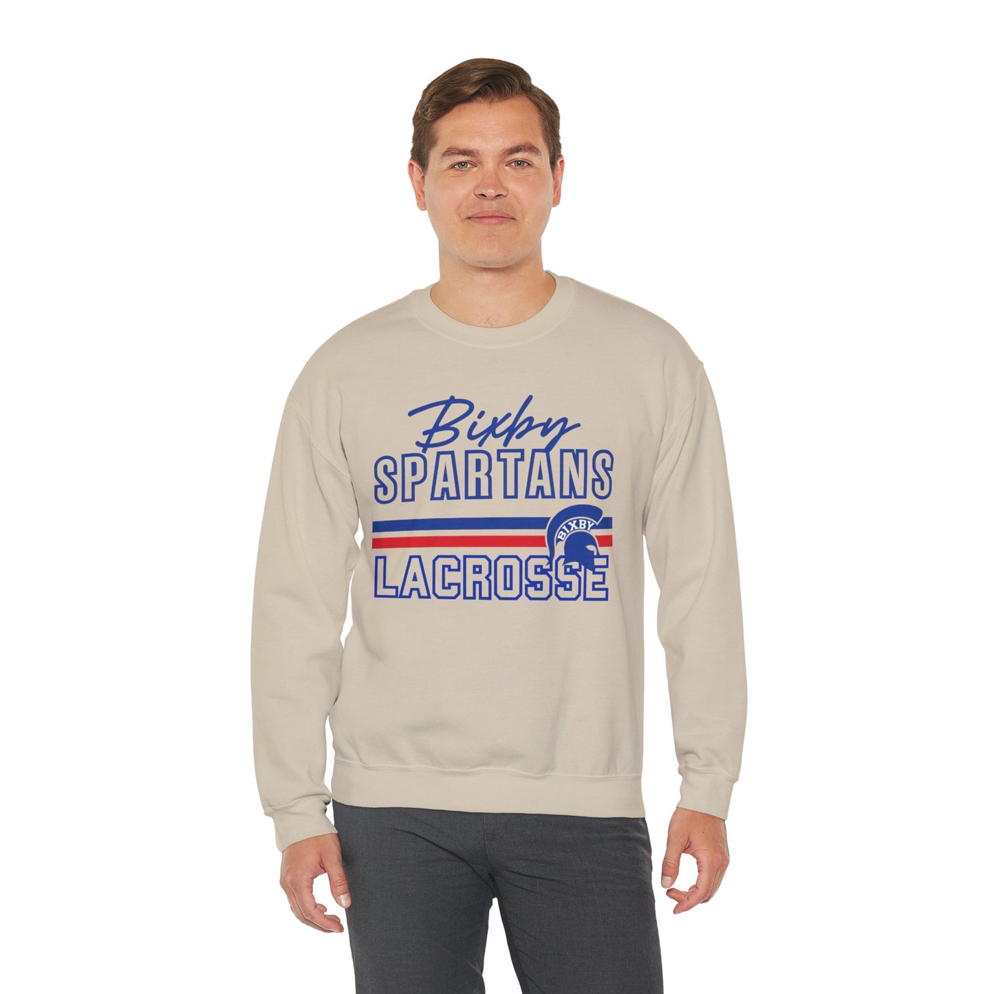 Bixby Spartans Lacrosse Gildan Sweatshirt