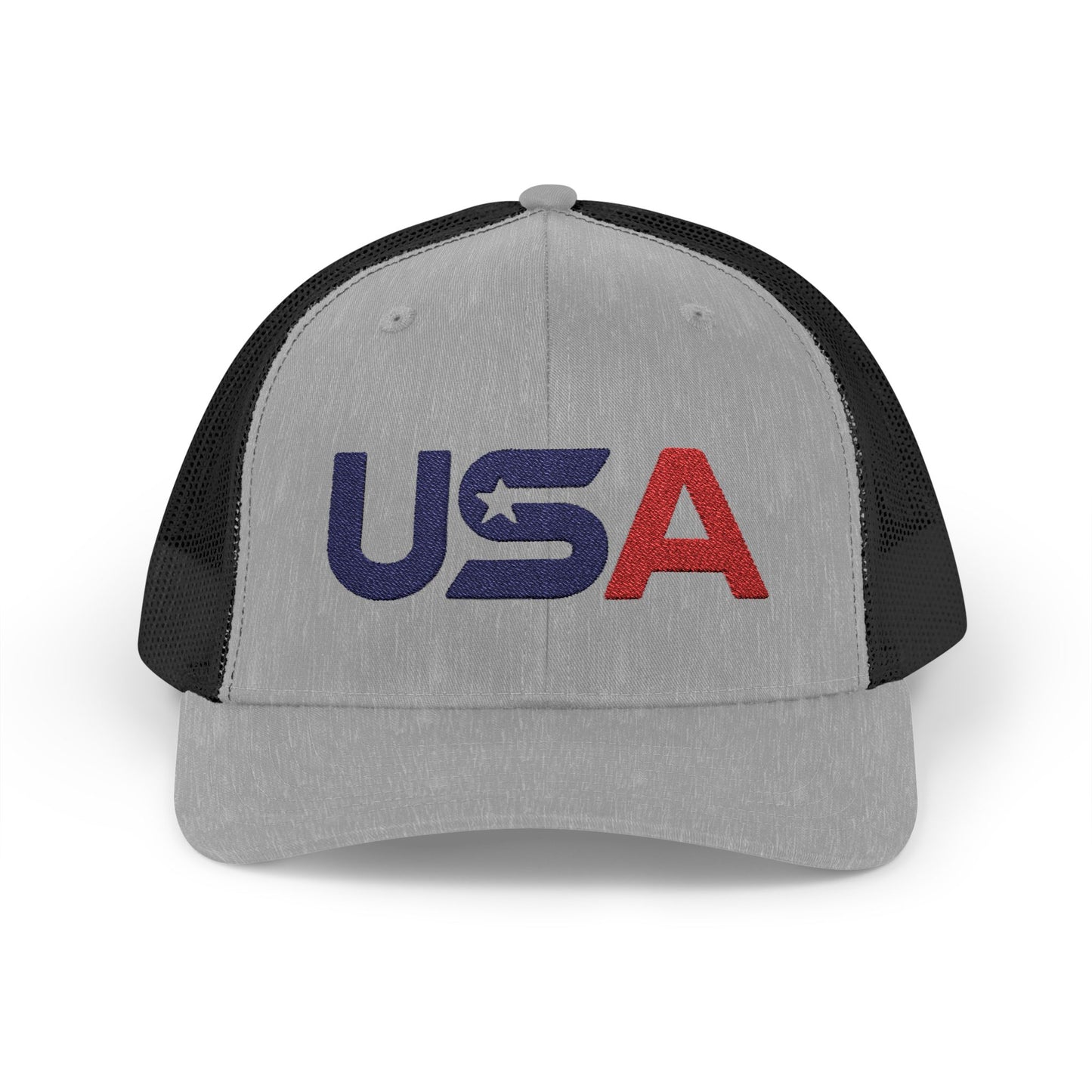 Patriotic USA Embroidered Trucker Snapback