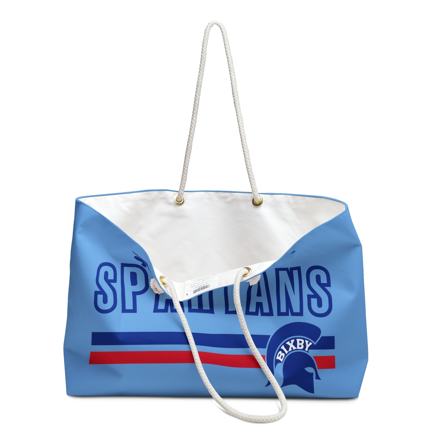 Bixby Spartans Blue Weekender Bag