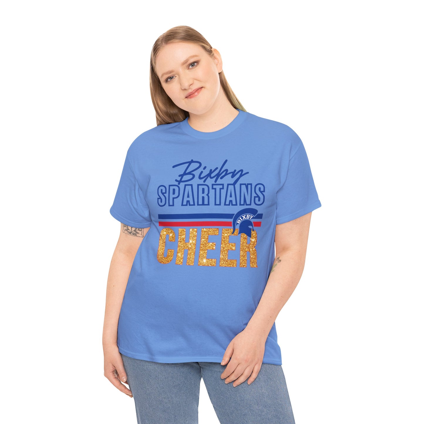 Bixby Spartans Cheer Gildan Tee