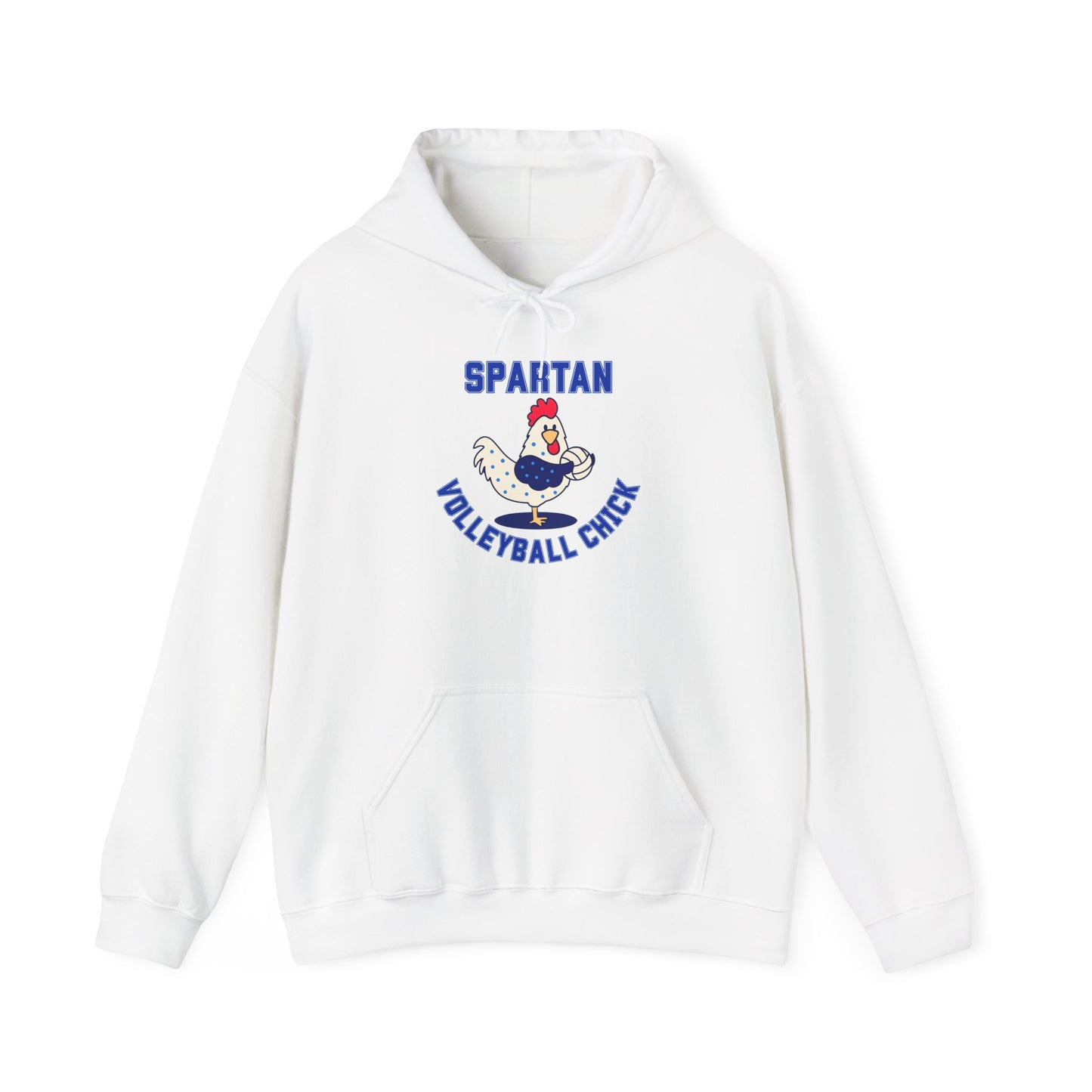 Bixby Spartan Volleyball Chick Gildan Hoodie