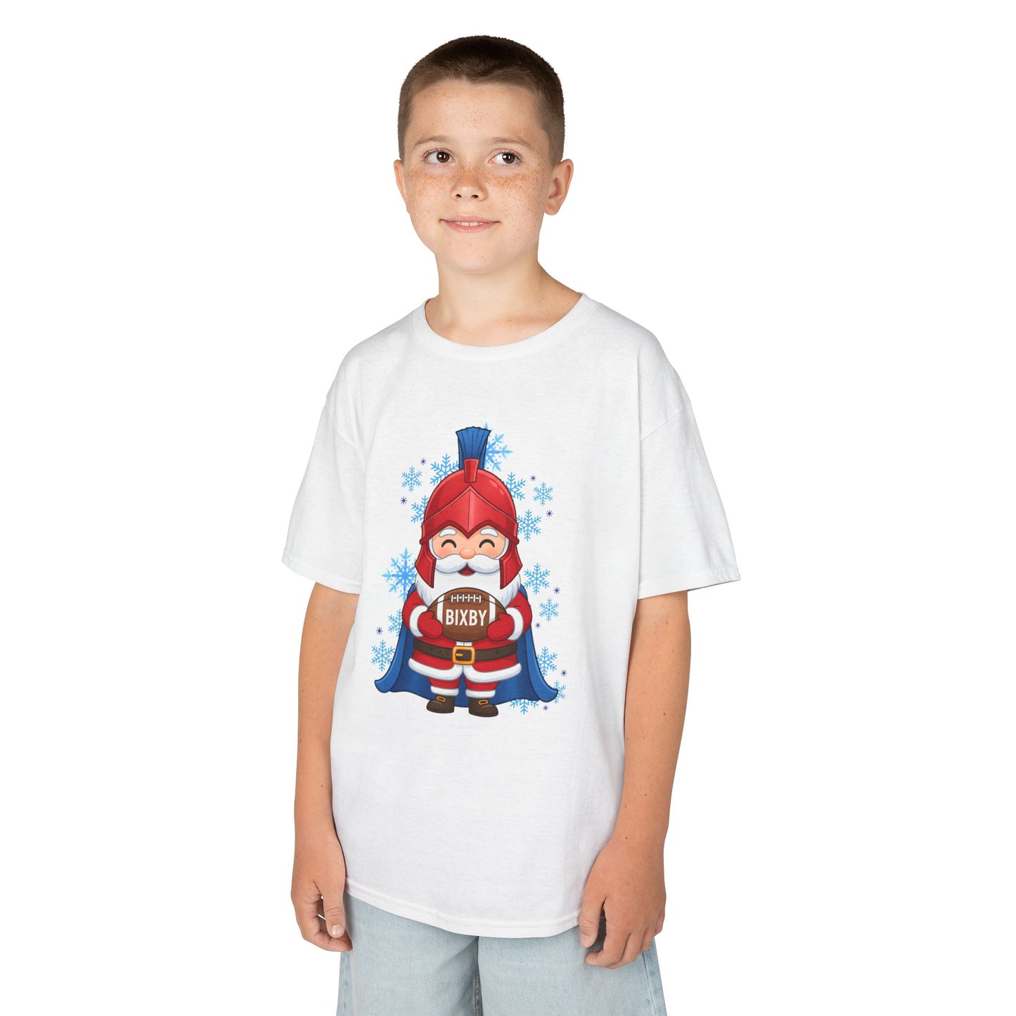 Spartan Football Santa Youth Gildan Tee