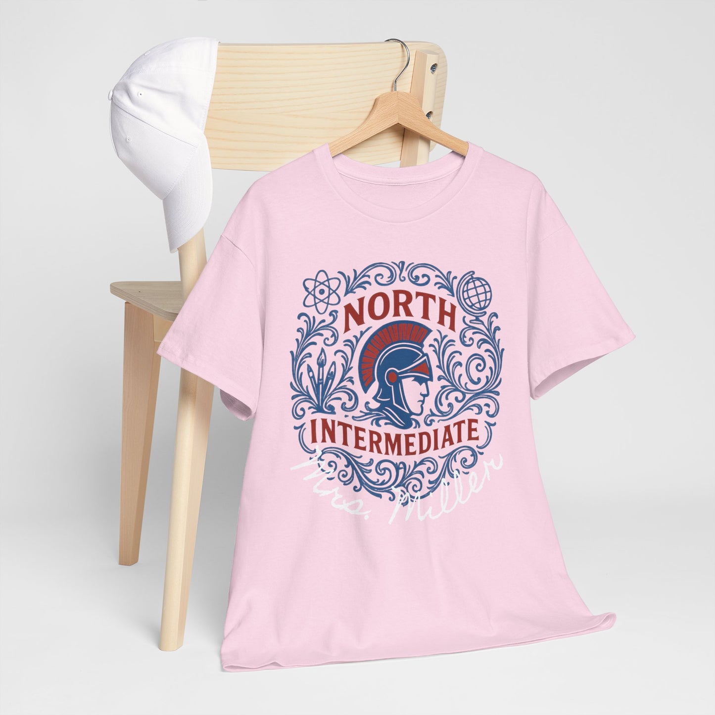 Floral Bixby North Intermediate Spartan Gildan Tee