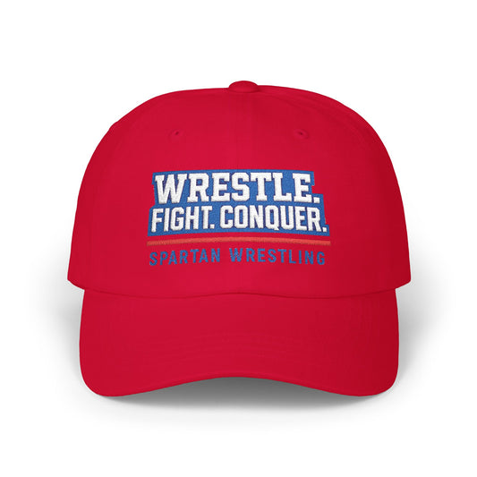Spartan Wrestle. Fight. Conquer Classic Ballcap