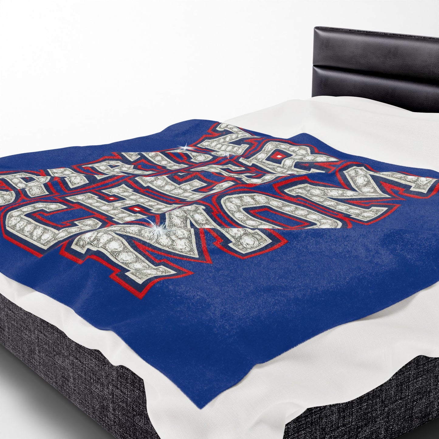 Spartan Cheer Mom Velveteen Plush Blanket