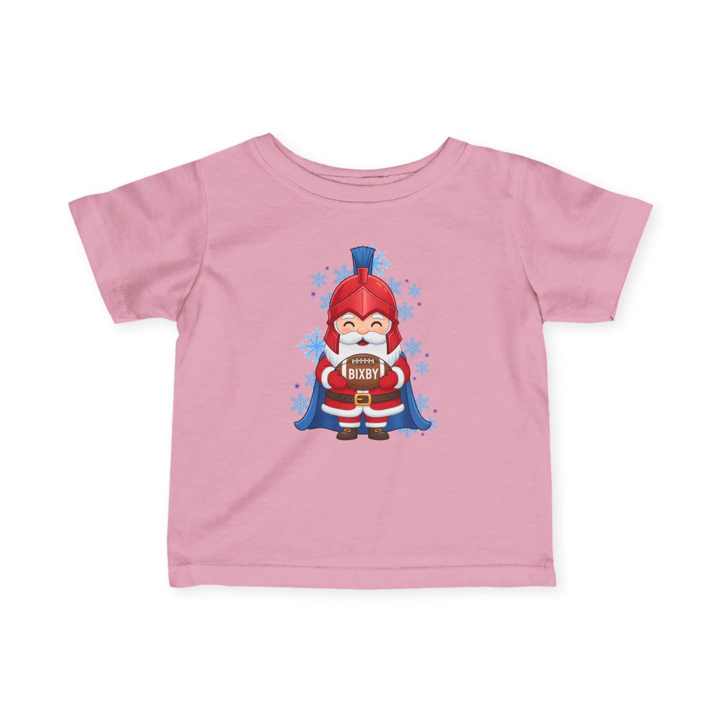 Spartan Football Santa Infant Rabbit Skins Tee
