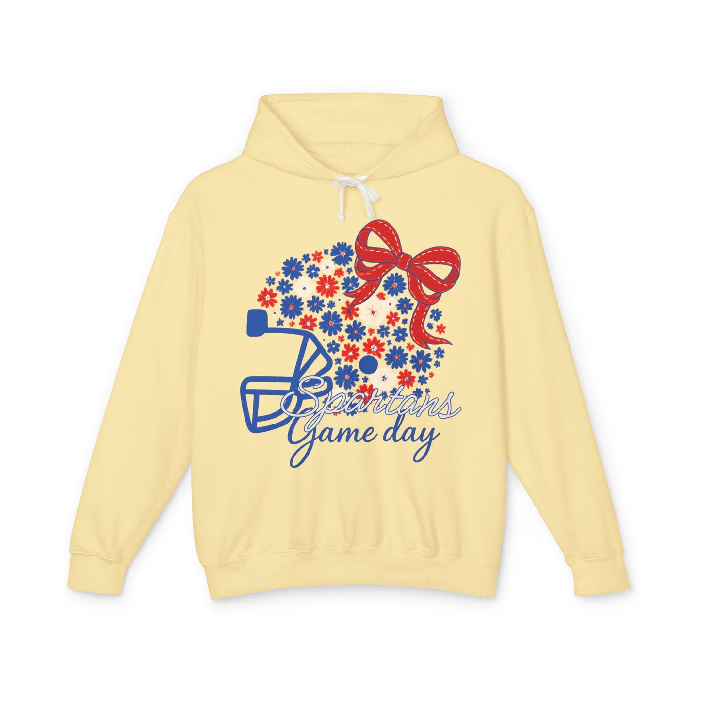 Spartans Floral Helmet Premium Comfort Colors Hoodie