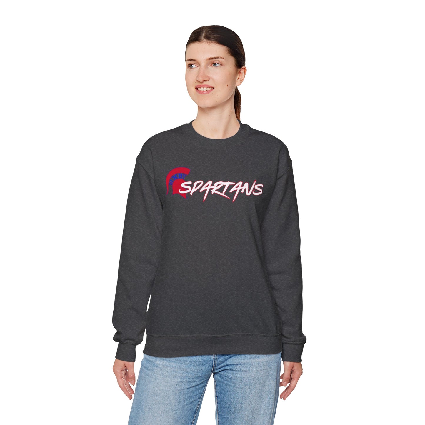 Spartans Red Logo Gildan Sweatshirt
