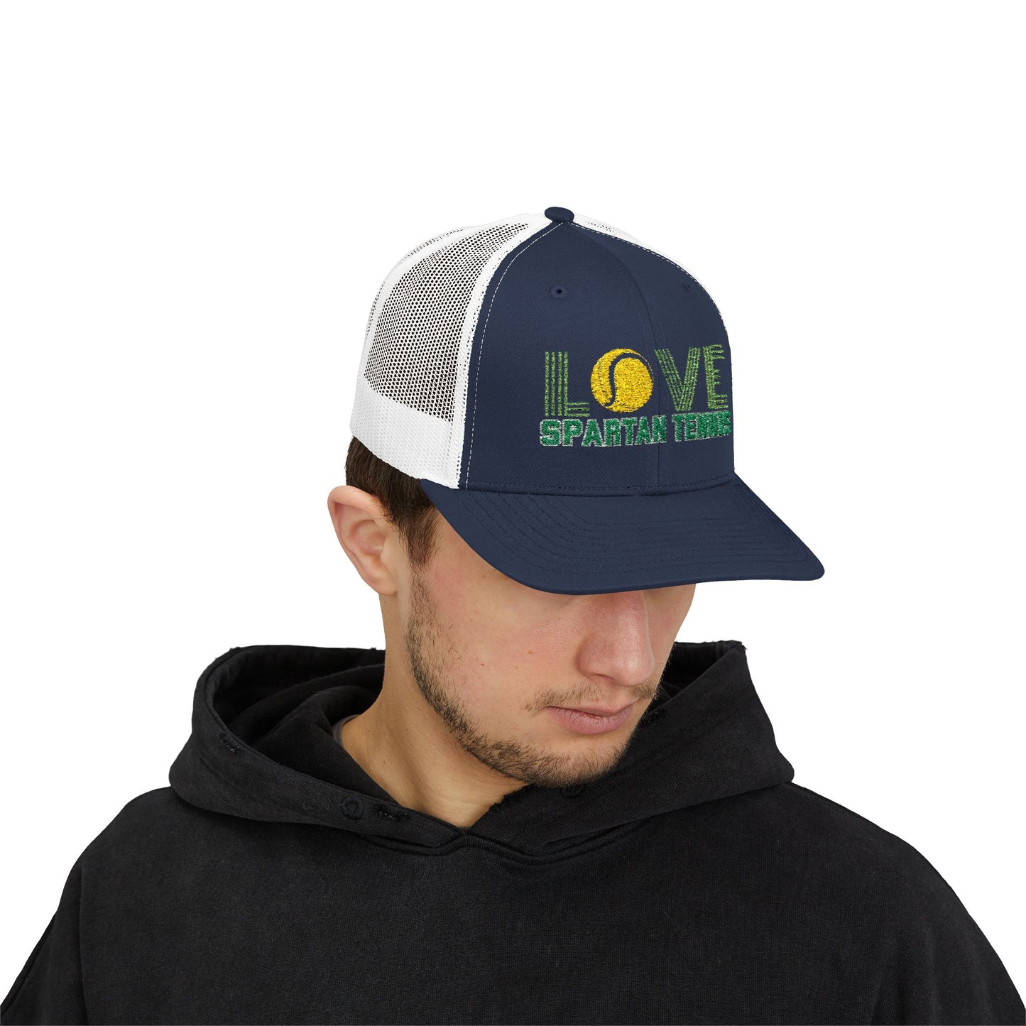 Bixby Spartan Tennis Embroidered Trucker Snapback