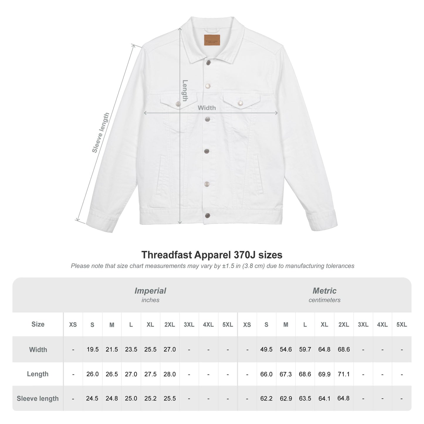 Spartan Red Logo Premium Class Denim Jacket