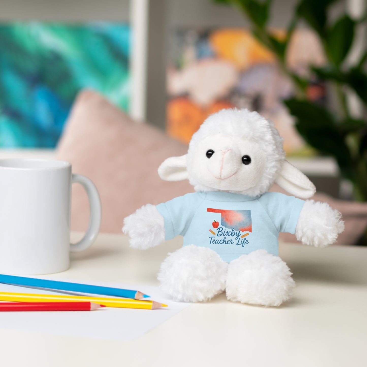 Bixby Oklahoma Teacher Life Stuffed Animal