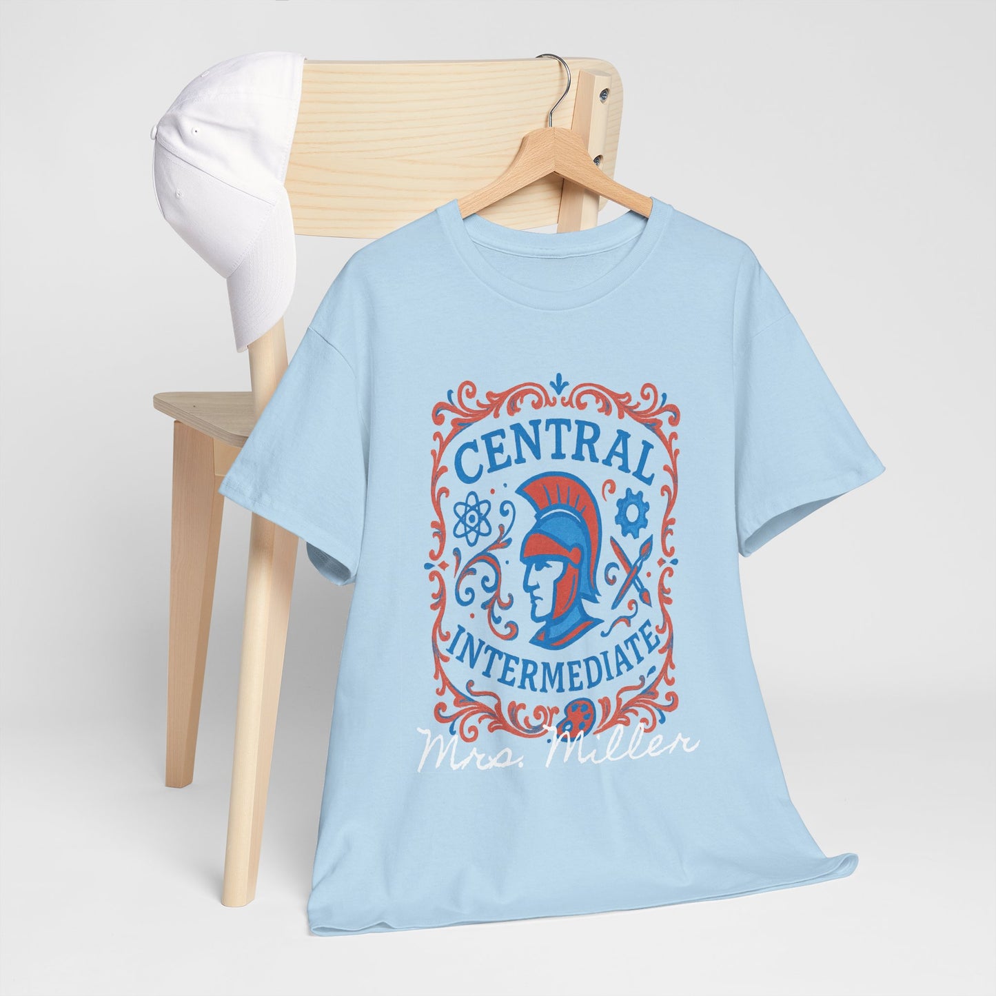 Ornate Central Intermediate Personalized Spartan Gildan Tee